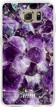 Samsung Galaxy S6 Hoesje Transparant TPU Case - Purple Geode #ffffff