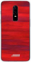 OnePlus 6 Hoesje Transparant TPU Case - Scarlet Canvas #ffffff