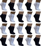 20 paires de chaussettes motard I1R noires et blanches taille 39-42