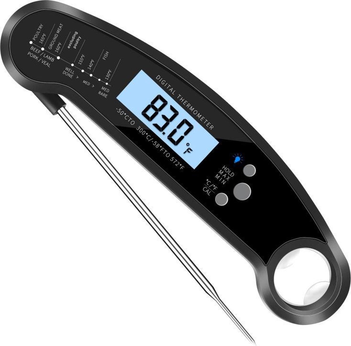 Digitale Keukenthermometer Vleesthermometer BBQ