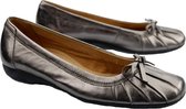 Gabor 62.618.98 dames ballerina - zilver - maat 38