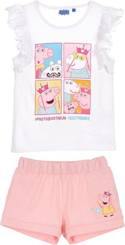 Pyjama Shortama Peppa Pig maat 116