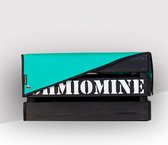 Ohmiomine Transporter Fietskrat Zwart	inclusief Turquoise Afdekhoes