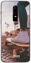 OnePlus 6 Hoesje Transparant TPU Case - Skateboarding #ffffff