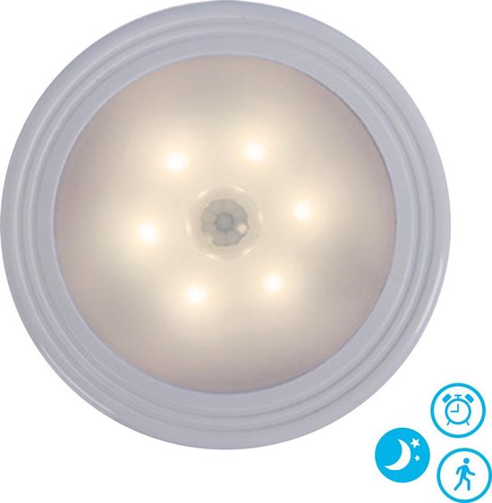 Peerlights® - Nachtlamp Magneet - Wandlamp Binnen Bewegingssensor - LED op... | bol.com