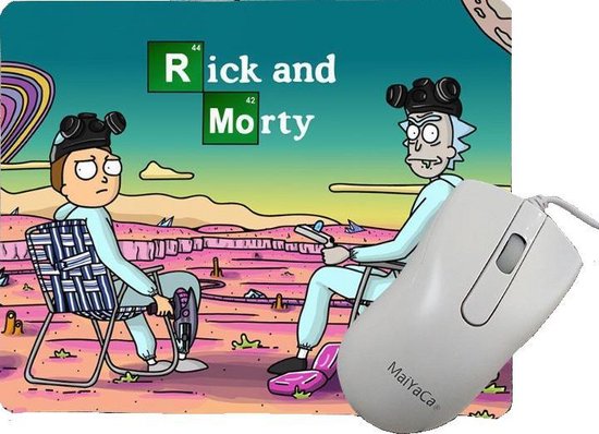 Rick And Morty Breaking Bad Mouse Pad