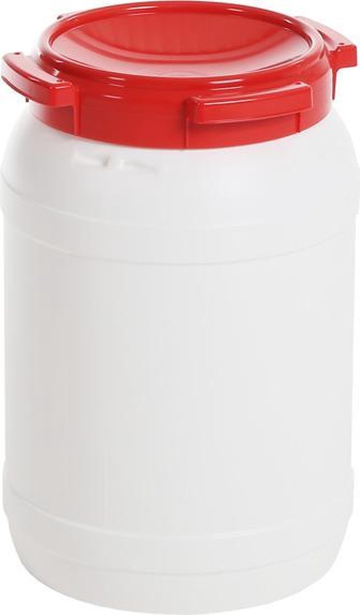 Voerton 20L met rode schroefdeksel