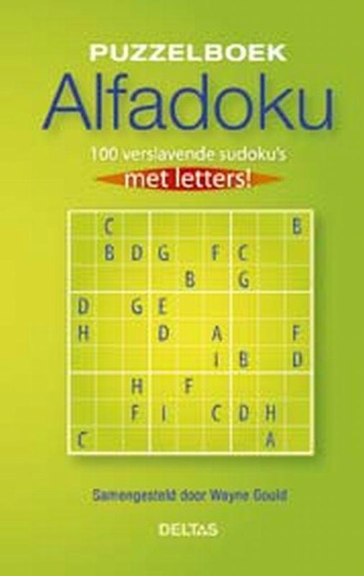 Cover van het boek 'Puzzelboek alfadoku'
