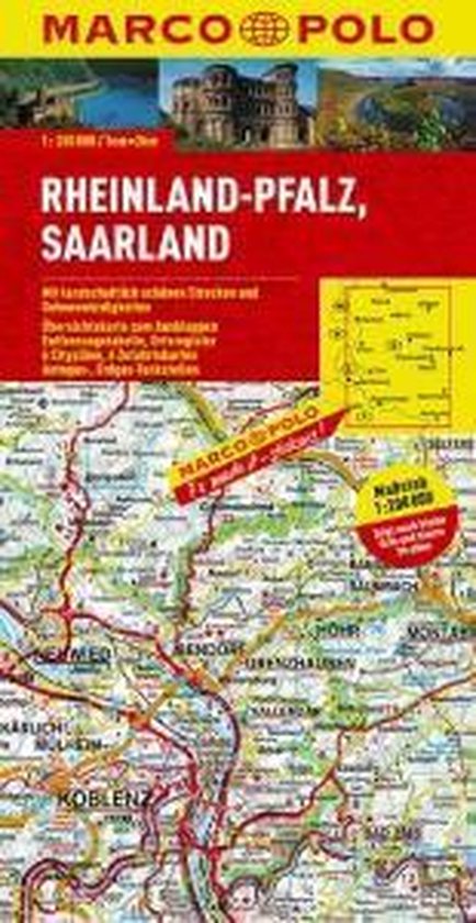 MARCO POLO Karte Deutschland 10. Rheinland-Pfalz, Saarland 1 ... - cover