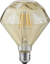 LED Lamp - Filament - Trion Dimano - E27 Fitting - 4W - Warm Wit 2700K - Amber - Aluminium - BSE