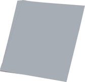 5x Zilver karton vel 48 x 68 cm - Hobbykarton - Hobby/knutselmateriaal