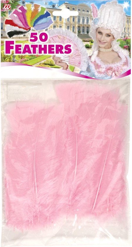 feit onduidelijk Reis 50x Licht roze veren/sierveertjes decoratie/hobbymateriaal 17 cm -  Sierveren -... | bol.com