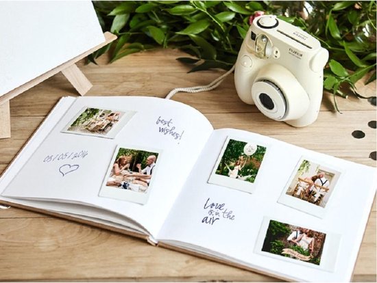 Bruiloft gastenboek met gouden hart | 8719538148970 | Boeken | bol.com