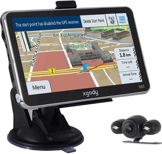 Verbazing De stad cultuur XGODY 5 inch Auto GPS Navigatie systeem met 48 kaarten Europa Bluetooth en  Draadloze... | bol.com