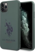 US Polo Apple iPhone 11 Pro Max Groen Backcover hoesje - Groot paard