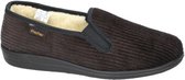 Fischer -Heren - bruin donker - pantoffels & slippers - maat 40