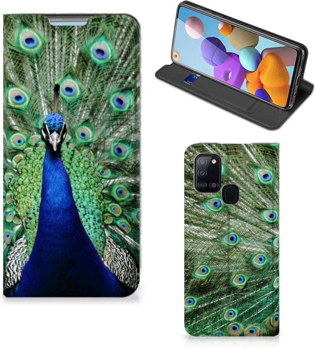 Samsung Galaxy A21s Hoesje maken Pauw