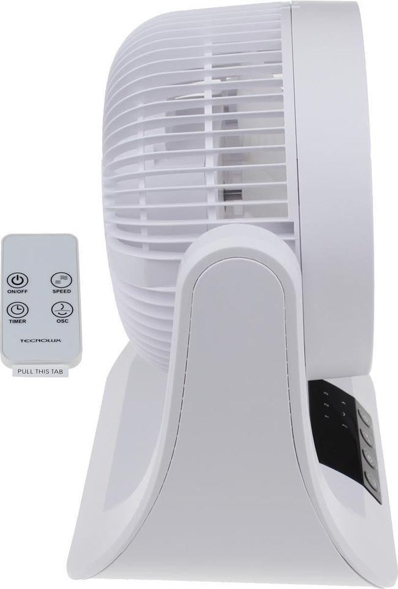 TECNOLUX - TAFELVENTILATOR - 25CM- Wit - VTL25E3D