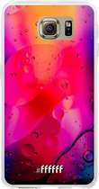 Samsung Galaxy S6 Hoesje Transparant TPU Case - Colour Bokeh #ffffff