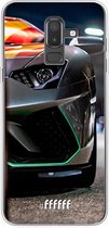 Samsung Galaxy J8 (2018) Hoesje Transparant TPU Case - Lamborghini #ffffff