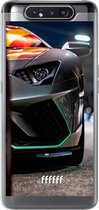 Samsung Galaxy A80 Hoesje Transparant TPU Case - Lamborghini #ffffff