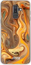 Samsung Galaxy J8 (2018) Hoesje Transparant TPU Case - Brownie Caramel #ffffff
