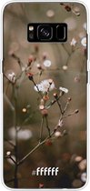 Samsung Galaxy S8 Plus Hoesje Transparant TPU Case - Flower Buds #ffffff