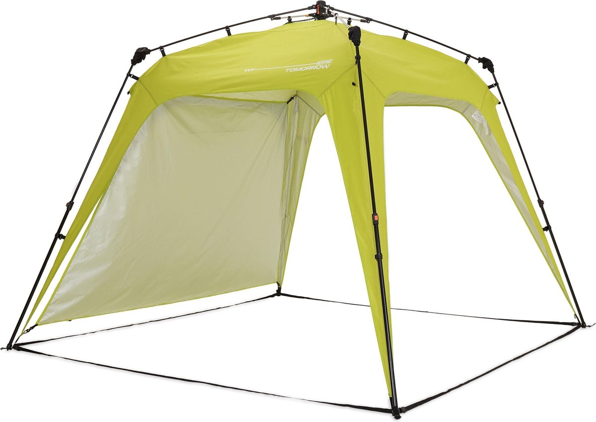 Lumaland - Paviljoen tent - Party tent - Quick Up System - 250 x 250 x 190  cm - Groen | bol.com