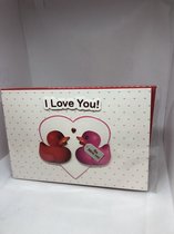 Valentijnskaart kaart - Liefde - Verjaardag - Met envelop