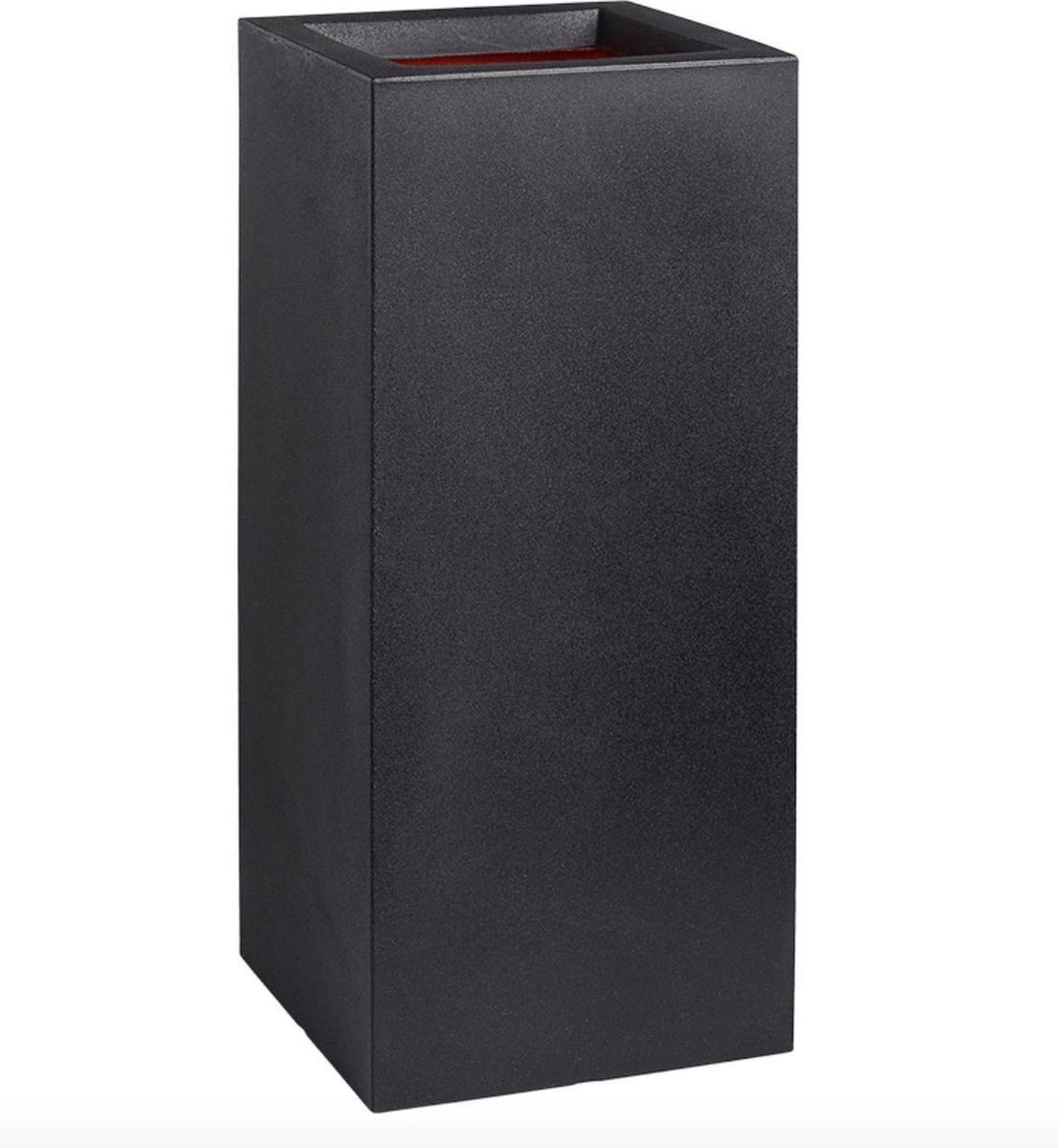 Capi Europe Pot de fleurs rectangulaire Smooth NL - 36x79 - Noir