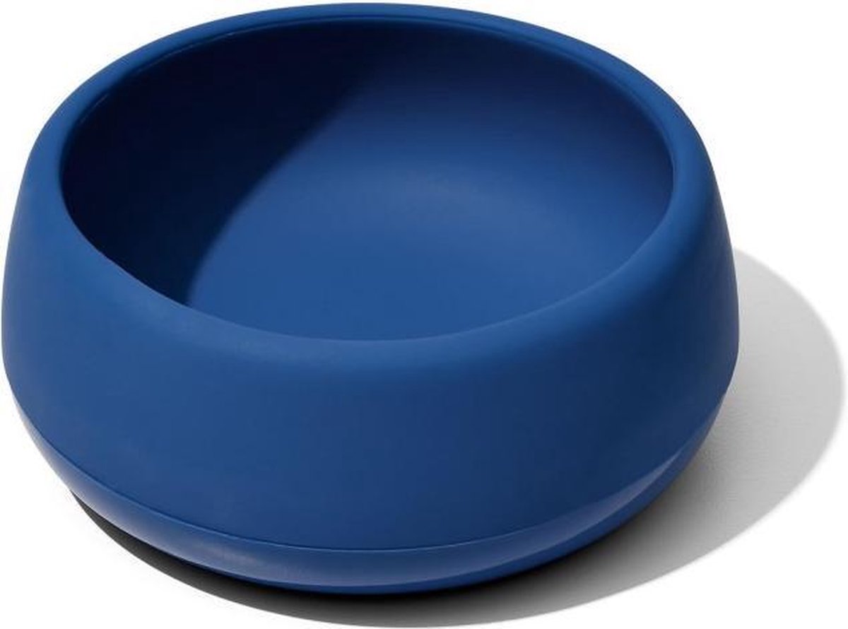 Goedkoopste OXO tot Silicone Kom -Babybord- Bord Baby - Servies baby - Bordje- Babyservies- Kommetjes - Navy