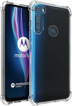 Motorola One Fusion Plus Hoesje Schokbestendig en Dun TPU Transparant
