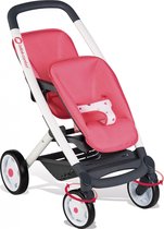 Smoby - Wandelwagen - Poppen Twin-buggy - Roze