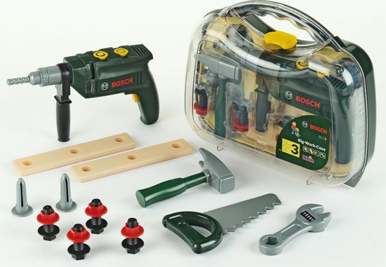 Bosch Gereedschapskoffer met Accessoires - Speelgoed Professional Line