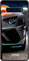 Samsung Galaxy S10 Hoesje TPU Case - Lamborghini #ffffff