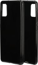 Mobiparts hoesje geschikt voor Samsung Galaxy A41 - Zacht TPU - Schokabsorberend TPU - Grip Coating - Zwart