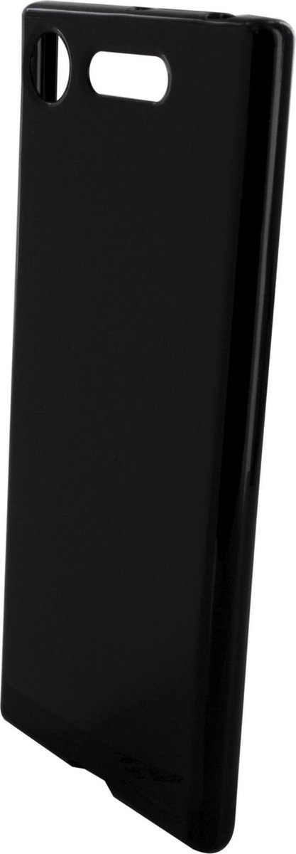 Mobiparts hoesje geschikt voor Sony Xperia XZ1 - Zacht TPU - Schokabsorberend TPU - Grip Coating - Zwart