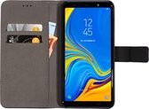 Mobiparts 2 in 1 Premium Wallet Case Samsung Galaxy A7 (2018) - Zwart