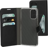 Mobiparts Classic Wallet Case Samsung Galaxy S20 Plus 4G/5G Zwart hoesje