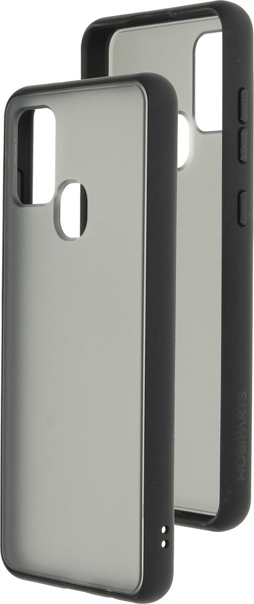 Mobiparts hoesje geschikt voor Samsung Galaxy A21s - Hardcover - Grijs