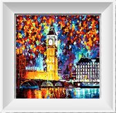 Artstudioclub®  Schilderen op nummer volwassenen big ben london in herfstkleuren Zonder lijst