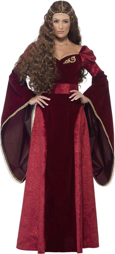 "Middeleeuwse koninginnen outfit voor vrouwen  - Verkleedkleding - Large"