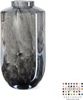 Design vaas Nova - Fidrio NERO - glas, mondgeblazen - hoogte 32 cm