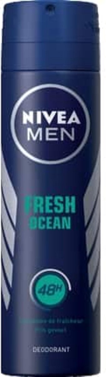 Goedkoopste Nivea Men Deodorant - Fresh Ocean - 6 x 150 ml - Voordeelverpakking
