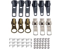 Rits sluiting reparatie set - Ritssluiting repareren - Sluiting rits - 57 stuks - Fix a Zipper - Makkelijk gebruik