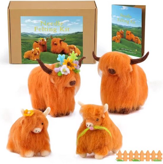 Ollie de Egel – DIY Naaldviltpakket – The wool family