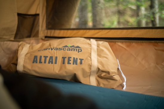 CanvasCamp - Altai Tent - Ruime Waterdichte Outdoor Tent - 4 Seizoenen - Polyester Ripstop - Lichtgewicht van CanvasCamp — afbeelding 4