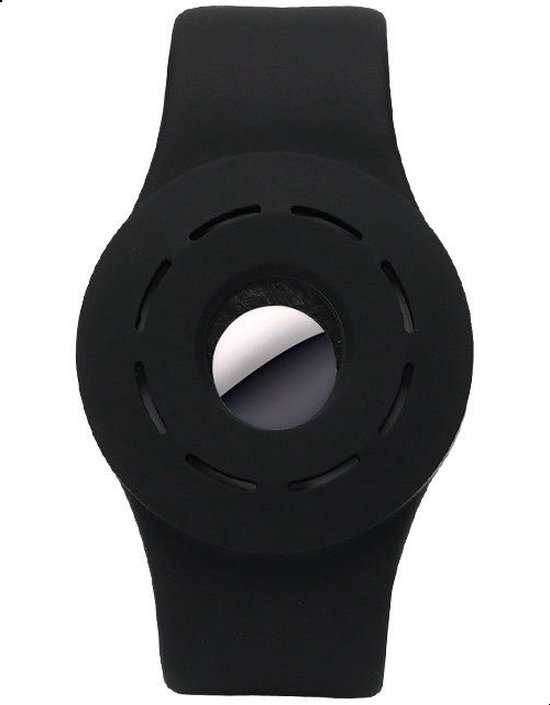 Mode Siliconen Rubber Elasticiteit Polsband Manchet Armband Armband Zwart