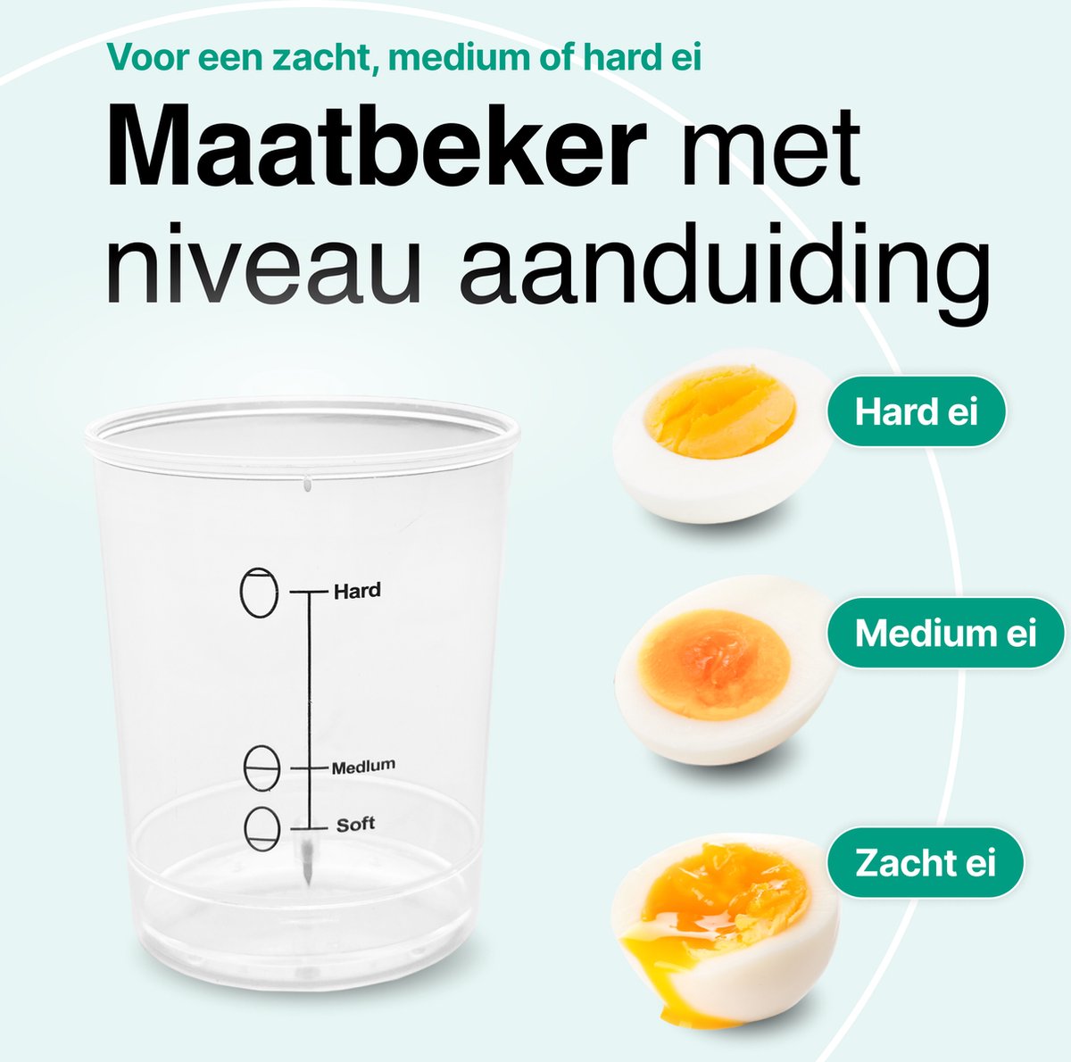 Multifunctionele Eierkoker voor 7 eieren - Kook, Pocheer en Stoom en Meer - Elektrisch - Vaatwasserbestendig - Zwart - Vivid Green — cadeau in Sieraden - foto 5