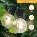 IP44 spatwaterdichte G40 LED lampen, bestand tegen zon, wind en regen.